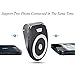 Car Speakerphone, YETOR Bluetooth Handsfree Sun Visor in-car kit Multipoint Wireless Connection with Clip for Samsung Galaxy, HTC, LG, Android Phones & Tablets -PRO6