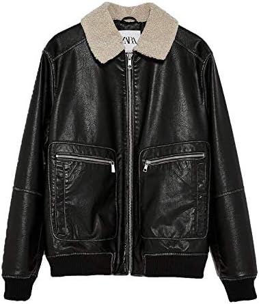 zara men shearling