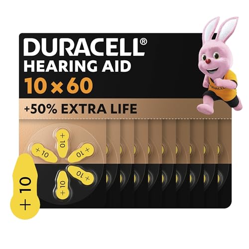 Duracell Hörgerätebatterien Typ 10 (60er-Pack)