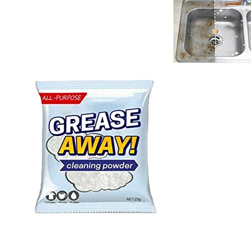 Upgrade Grease Away Powder Cleaner 50 G Of，multi-purpose Stain Removal Kitchen Grease Cleaner，grease