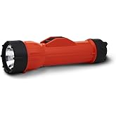BRIGHT STAR WorkSafe 2217 Intrinsically Safe LED Flashlight &ndash; 2D Cell Industrial Safety Torch, 80 Lumens, 100m Beam Distance, Water-Resistant, Hazardous Location Emergency Work Light