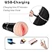 Vibrating Male Masturbator Cup，Pocket Pussy with 5 Modes of Suction Stimulation and 10 Vibration Modes, Realistic Fleshlight Pocket Vagina Stroker for Man Masturbation Rechargeable Automatic Sex Toys
