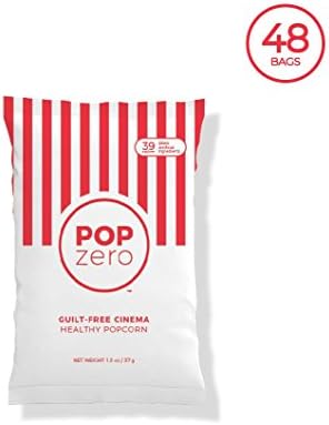 Pop Zero Guilt Free Cinema Popcorn (48 1.3 oz Bags)