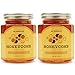 SB Organics Honeycomb Jars - 2 Pack 12 oz Jars of Premium California Sage Raw Unfiltered Non-GMO Kosher Honey Comb