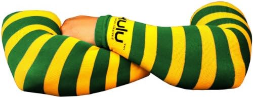 The Spirit Sleeve Arm Warmer Green &amp; Yellow Spirit Sleeve, size large