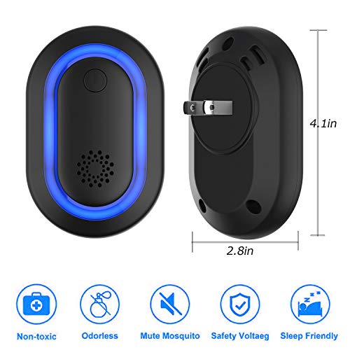 Eradream Ultrasonic Pest Repeller, Pest Repeller Plug in for Pest Reject, 2019 Newest Electronic Rodent Repellent Indoor Use for Bug Spider Ant Mice Roach Other Insects(2 Pack) - Thumbnail 6