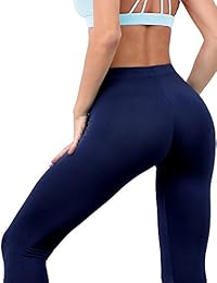 HASLRA Leggings elásticas de largo completo livianas de primera calidad de rayón para dama