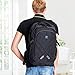 Backpack for Men and Women Fit 17 Inches All 15.6 Inches Laptops Waterproof Shockproof OUTJOY School Bag Travel Laptop Backpack Book Bag Business Work Daypack with USB Charging Port Black