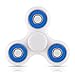 iSmalt Fidget Spinner Toy Stress Reducer Perfect For ADD, ADHD, Anxiety, and Autism Adult Children (Wihte-blue)