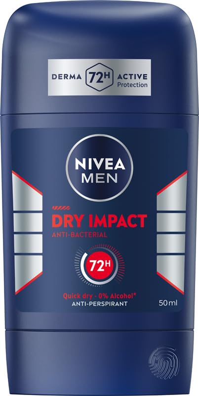 NIVEA MEN Dry Impact Antitranspirant Stift, 50 ml