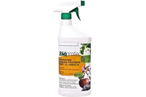 BIOPROTEC Fongicide and Bactericide for Fruit Trees Concentrate 1L, Organic Farming Approved Biological Fungicide, Fast-Actin