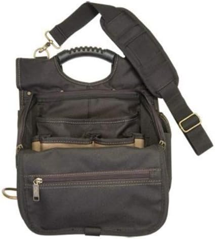 Kunys EL1509 Electricians Zip Pouch 21 Pocket, Jet Black, 8 inches x 5 inches - Image 3
