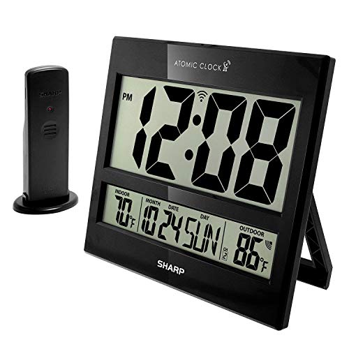 SHARP Atomic Clock Atomic Accuracy Never Needs Setting! Jumbo 3