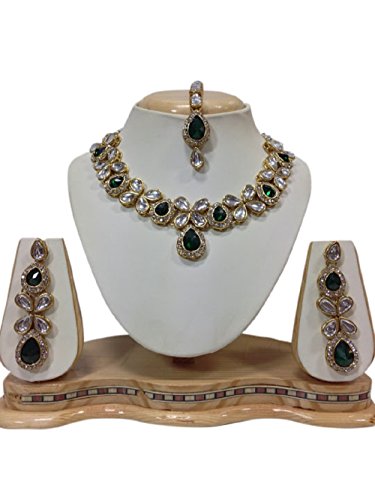Ddivaa valentine gift indian bollywood green stone part…