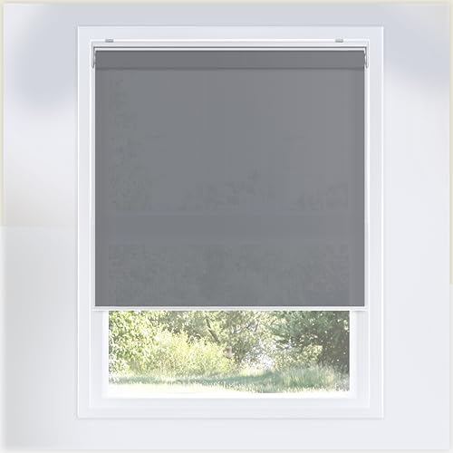 CHICOLOGY Cordless Roller Shade for Indoor Windows, Urban Grey, 32x72 at Amazon
