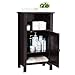 VASAGLE Bathroom Floor Storage Cabinet Adjustable Shelf Espresso UBCB45Z