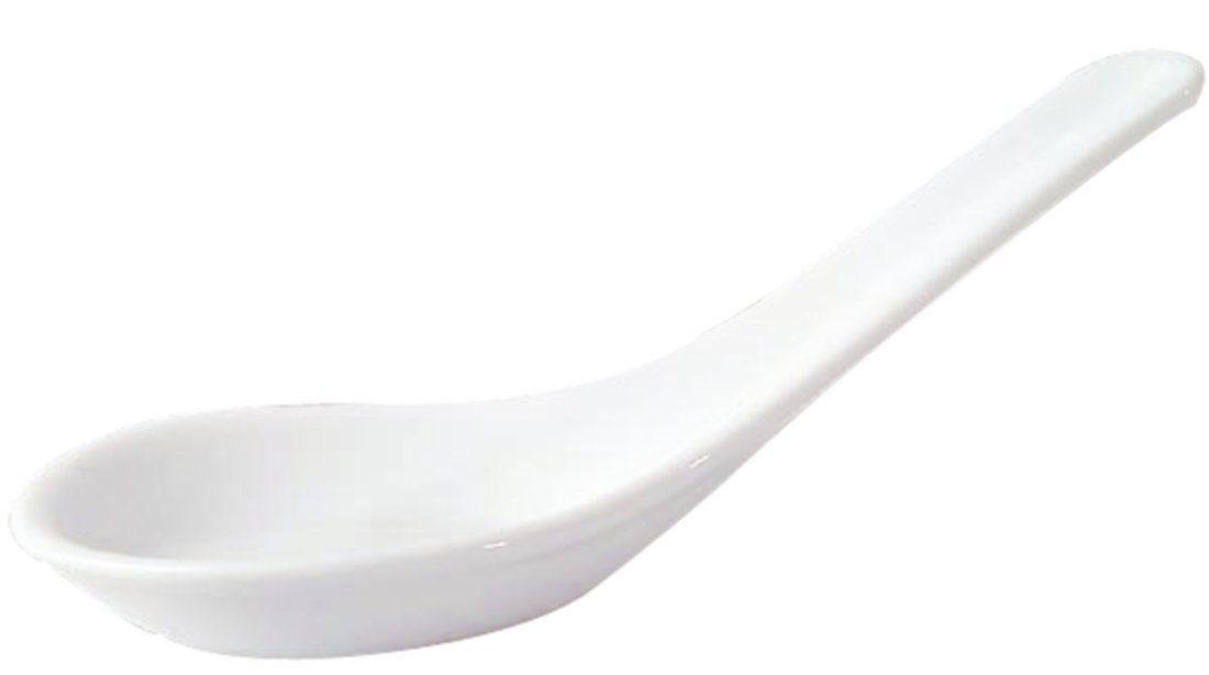 Oriental Chinese Spoon - Colour: White. Dimensions: 125mm. Box quantity: 24