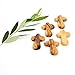 Certified Holy Land Olive Wood Caring/Holding Cross (25, Small Pocket Cross- 2.7 x 1.5 x 0.4 inches)