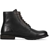 Frye Tyler Lace Up Boots for Men Crafted from Soft Vintage Leather with Blake Construction, Burnished Toe and Heel, and Rubber Inserts on Leather Soles &ndash; 5 &frac34;&rdquo; Shaft Height