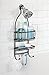 mDesign Bathroom Shower Caddy, for Shampoo, Conditioner, Soap and Razors - Bronze