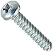 Small Parts 0310LPP Steel Thread Rolling Screw for Plastic, Zinc Plated, Pan Head, Phillips Drive, #3-24 Thread Size, 5/8