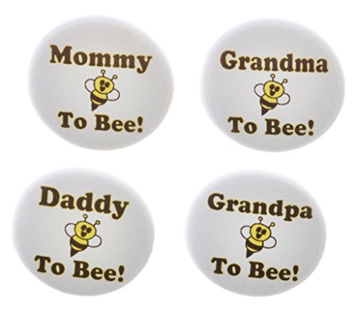 Set 4 Mommy Daddy Grandma Grandpa To Bee! 1.25