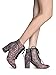 Lace Up Multicolor Embroidered High Heel Ankle Bootie – Ezra
