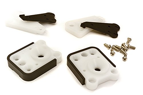 Integy RC Model Hop-ups C27941 Front & Rear LED Light Mounting Brackets for Traxxas TRX4 Scale & Trail Crawler