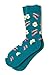Fast Food 5 Pair Gift Set Variety Pack Multicolor Carded Cotton Novelty Crew Dress Socks (UNISEX)