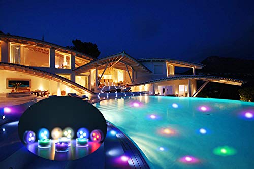 Seed 10 Pack 1.5" Small Submersible LED Lights, Battery Operated LED Craft Tea Light with Remote for Pool Parties Hot Tub Fountains Halloween Lantern Wedding Centerpieces Vases Decorations - Thumbnail 7