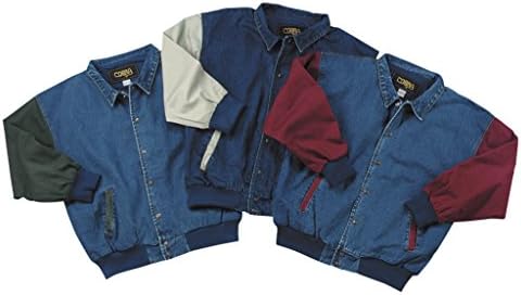 Cotton-Washed Vintage Denim Ranger Jacket with Contrasting Sleeves by Cobra