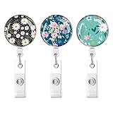 Retractable ID Badge Holder Nurse Badge Reels with