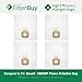 4 - Bosch VAC090a VB090F 9 Gallon Fleece Filter Bags. Designed by FilterBuy to fit Bosch Vac090 Dust Extractor