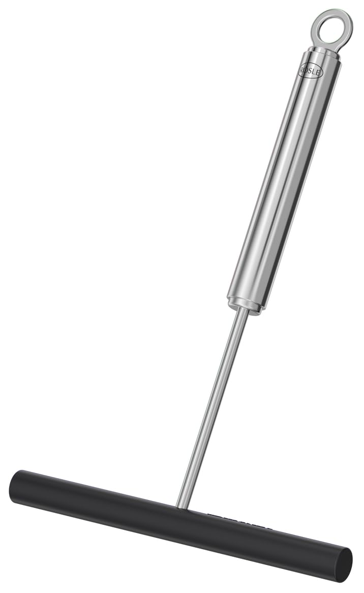 Rosle 10626 Stainless Steel & Silicone Crepe Spreader Tool to Fit Large Pan
