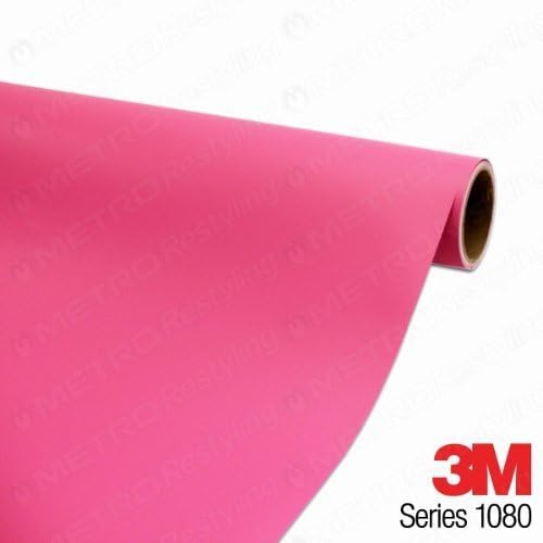 5ft x 4ft (20 Sq/ft) 3M MATTE Pink M103 Scotchprint Car Wrap Vinyl Film 1080 Series