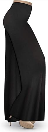 jersey plus size palazzo pants
