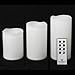 Frostfire Mooncandles - 3 Weatherproof Outdoor and Indoor Candles with Remote Control & Timer