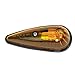 Kaper Teardrop Amber Roof Light Truck Cab Clearance Marker Light Turn Signal Light Complete (5)