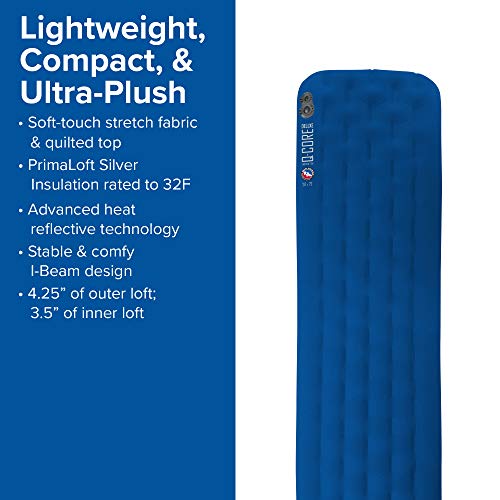 Big Agnes QCore Deluxe Sleeping PadBlueWide PQCDWR17 Pricepulse