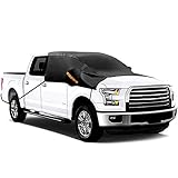 Audew Windshield Snow and Frost Cover - Extra Large Size for Trucks and Large SUVs, Premium Weatherproof Design That Protects Windshield, Mirrors and Wipers