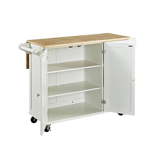 Купить Home Styles Liberty Kitchen Cart with Wood Top в интернет