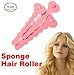 Flexible Foam Sponge Pillow Soft Hair Curler Rollers - 18 Pack. For wavy, tight, spiral curls for thick & thin hair.
