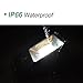 GLORIOUS-LITE LED Flood Light, 50W(250W Halogen Equiv), IP66 Waterproof Led Work Light, 6500K Daylight White, 4000lm, 110V,Outdoor Floodlight for Garage, Garden, Lawn and Yard