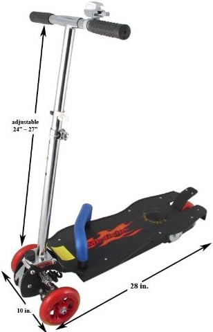 New Electric Power E-skateboard Scooter w/ Handle Bar (Color:black)