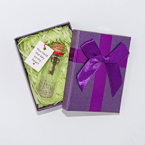 KBFUSHI Valentines Day Gifts for Her HimYou Hold the Key to My Heart,Girlfriend or Boyfriend