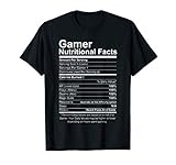 Gamer Nutritional Facts Cool Gamer Video Game Funny