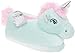 Silver Lilly Pegasus Slippers - Plush Animal Slippers w/Comfort Foam Support by