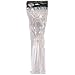 Lillian Clear Plastic Serving Utensils, Party Assorted Disposable Set, Pack of 3 (1 Spoon, 1 Slotted Spoon, 1 Fork) Clear, 12