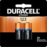 Duracell - 123 3V Lithium Photo Size Battery - long lasting battery - 2 count