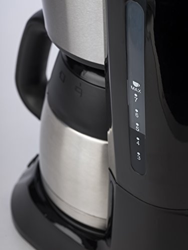 Korona 10332 Kaffeemaschine mit Timer, Edelstahl schwarz mit Thermoskanne – Bild 4